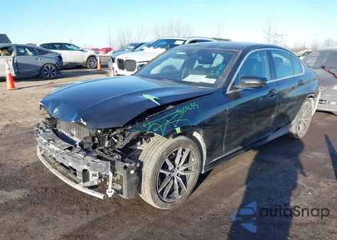 2022 BMW 330I xDrive из США, поврежденный, VIN 3MW5R7J06N8C34642